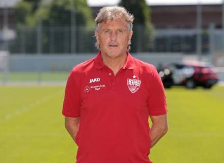 FOOTBALL 2 BUNDESLIGA SAISON 2019 2020 03 07 2019 Photo shoot at VfB Stuttgart Therapist Gerhard Woern VfB Stuttgart
