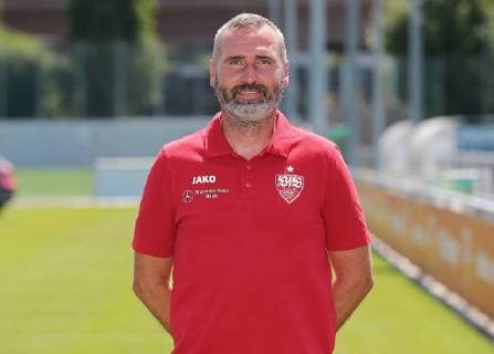 FUSSBALL 2 BUNDESLIGA SAISON 2019 2020 03 07 2019 Photo shoot at VfB Stuttgart coach, head coach Tim Walter VfB Stuttgart