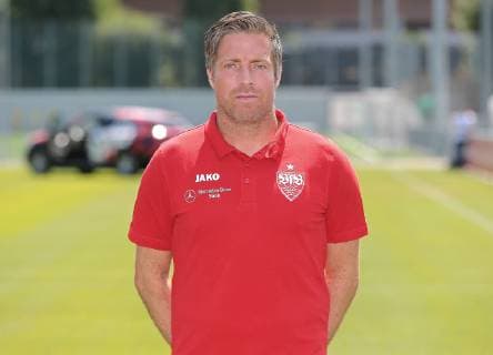 FUSSBALL 2 BUNDESLIGA SAISON 2019 2020 03 07 2019 Photo shoot at the VfB Stuttgart Co Coach Michael Wimmer VfB Stuttgart