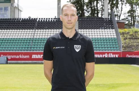 Tobias Hellwig SC Prussia Münster 3 League, Portrait Date 2019 2020 DFB regulations prohibit any use of photographs as image sequences and or quasi video Copyright: xKirchner MarcoxSteinbrennerx
