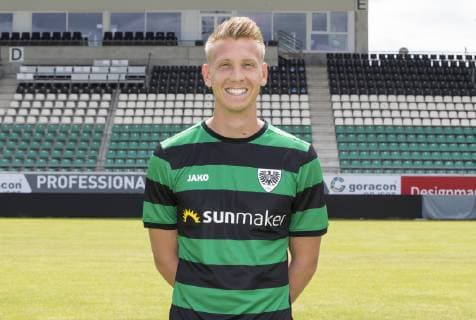 Nico Brandenburger SC Preußen Münster 3 League, portrait date 2019 2020 DFB regulations prohibit any use of photographs as image sequences and or quasi video Copyright: xKirchner MarcoxSteinbrennerx