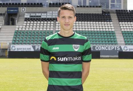 Maurice Litka SC Prussia Münster 3 League, Portrait date 2019 2020 DFB regulations prohibit any use of photographs as image sequences and or quasi video Copyright: xKirchner MarcoxSteinbrennerx