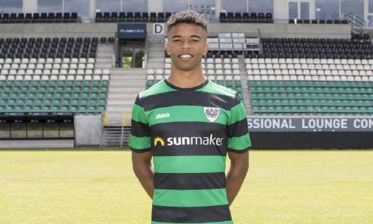Naod Mekonnen SC Prussia Münster 3 League, portrait date 2019 2020 DFB regulations prohibit any use of photographs as image sequences and or quasi video Copyright: xKirchner MarcoxSteinbrennerx