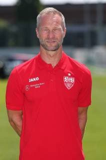 FUSSBALL 2 BUNDESLIGA SAISON 2019 2020 03 07 2019 Photo shoot at VfB Stuttgart Goalkeeper Trainer