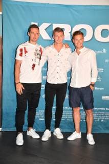 Miroslav Klose, Toni Kroos and Joshua Kimmich Premiere of the feature film Kroos Mathäser Filmpalast Kino München 04 July 2019