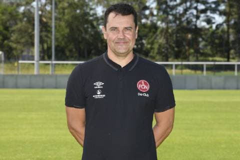 04 07 2019 1 FC Nuremberg FCN Club Season 2019 2012 Photo shoot Portrait Gubov Milan Physiotherapist 1 FC Nuremberg FCN Single picture Single picture Portrait Portrait Head picture