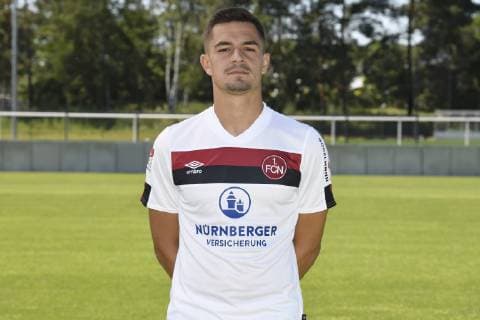 04 07 2019 1 FC Nuernberg FCN Club Season 2019 2012 Photo shooting Portrait Nikola Dovedan 8, 1 FC Nuremberg FCN Single photo Single photo Portrait Portrait Headshot