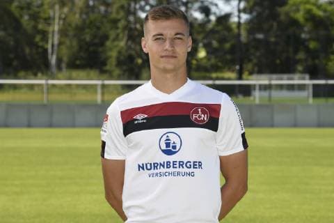 04 07 2019 1 FC Nuernberg FCN Club Season 2019 2012 Photo shoot Portrait Fabian Nürnberger 15, 1 FC Nürnberg FCN Single photo Single photo Portrait Portrait Headshot