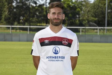 04 07 2019 1 FC Nuremberg FCN Club Season 2019 2012 Photo shoot Portrait Enrico Valentini 22, 1 FC Nuremberg FCN Single picture Single picture Portrait Portrait Head picture