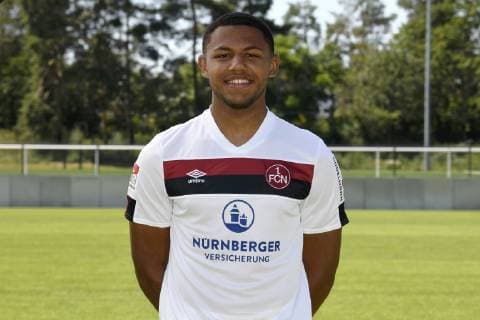 04 07 2019 1 FC Nuremberg FCN Club Season 2019 2012 Photo opportunity Portrait Paul Philipp Besong 27, 1 FC Nuremberg FCN Single picture Single picture Portrait Portrait Head picture