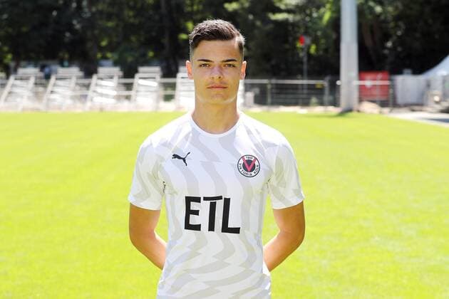Jan Lukas Funke FC Viktoria Cologne 3 League, portrait date 2019 2020,