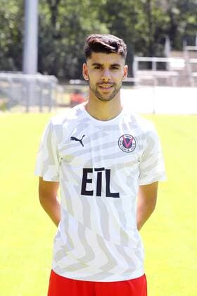 Hamza Saghiri FC Viktoria Cologne 3 League, portrait date 2019 2020,