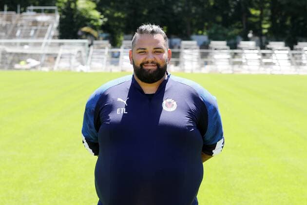 Francesco Marcello Volk Zeugwart FC Viktoria Cologne 3 League, portrait date 2019 2020,