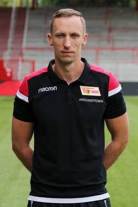 Christopher Busse Reha Trainer Sports Soccer Soccer Bundesliga Men DFL Portrait Date Season 2019 2020 06 07 2019 Team Photo 1 FC Union Berlin FCU Squad, Presentation, Press Date