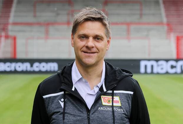 Sport Director Manager Manager Professional Football Oliver Ruhnert Sport Football Soccer Bundesliga Men DFL Portrait Date Season 2019 2020 06 07 2019 Team Photo 1 FC Union Berlin FCU Squad, Presentation, Press Event