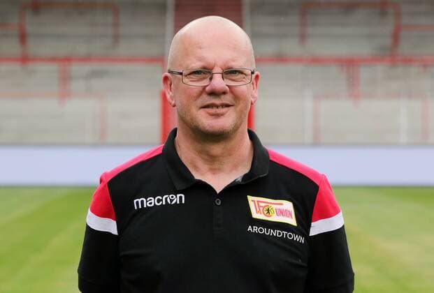 Sven Weinel Team manager Sport Football Football Bundesliga Men DFL Portrait date Season 2019 2020 06 07 2019 Team photo 1 FC Union Berlin FCU Squad, introduction, presentation, press event