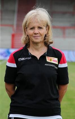 Susi Kopplin Team Manager Sports Soccer Soccer Bundesliga Men DFL Portrait Date Season 2019 2020 06 07 2019 Team Photo 1 FC Union Berlin FCU Squad, Introduction, Presentation, Press Event