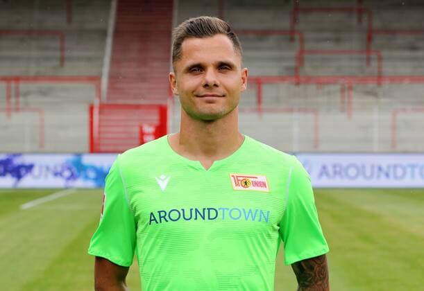 Goalkeeper Rafal Gikiewicz Sport Football Soccer Bundesliga Men DFL Portrait Date Season 2019 2020 06 07 2019 Team Photo 1 FC Union Berlin FCU Squad, Presentation, Press Date