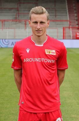 Joshua Mees Sport Soccer Soccer Bundesliga Men DFL Portrait date Season 2019 2020 06 07 2019 Team photo 1 FC Union Berlin FCU Squad, introduction, presentation, press conference