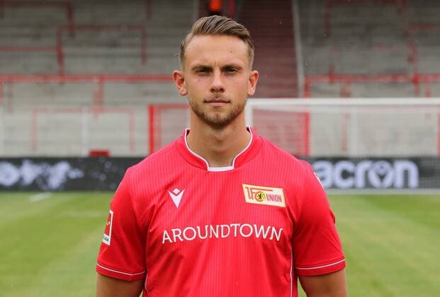 Marcus Ingvartsen Sport Soccer Soccer Bundesliga Men DFL Portrait Date Season 2019 2020 06 07 2019 Team Photo 1 FC Union Berlin FCU Squad, Presentation, Press Date