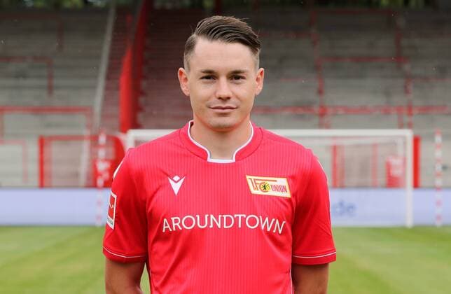 Florian Flecker Sport Soccer Soccer Bundesliga Men DFL Portraitmin Season 2019 2020 06 07 2019 Team photo 1 FC Union Berlin FCU Squad, presentation, press conference