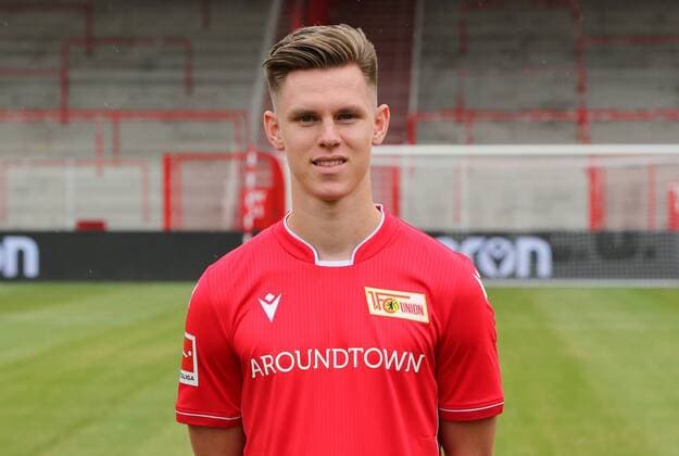 Julius Kade Sport Football Soccer Bundesliga Men DFL Portrait Date Season 2019 2020 06 07 2019 Team Photo 1 FC Union Berlin FCU Squad, Presentation, Press Date