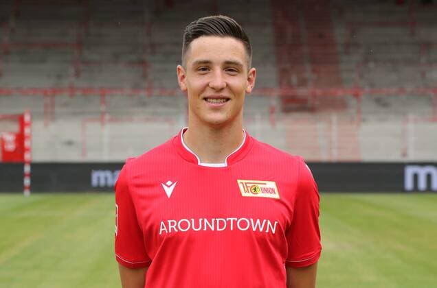 Keven Schlotterbeck Sport Soccer Soccer Bundesliga Men DFL Portrait Date Season 2019 2020 06 07 2019 Team Photo 1 FC Union Berlin FCU Squad, Presentation, Press Date