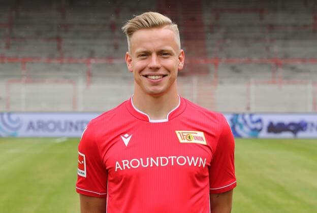 Lennard Maloney Sport Soccer Soccer Bundesliga Men DFL Portrait Date Season 2019 2020 06 07 2019 Team Photo 1 FC Union Berlin FCU Squad, Presentation, Press Date