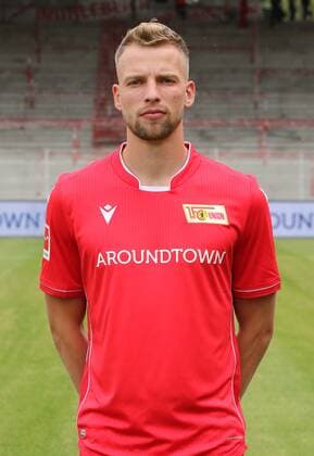 Marvin Friedrich Sport Soccer Soccer Bundesliga Men DFL Portrait date Season 2019 2020 06 07 2019 Team photo 1 FC Union Berlin FCU Squad, presentation, press event