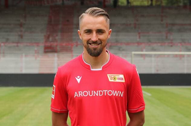 Florian Hübner Sport Soccer Soccer Bundesliga Men DFL Portraitmin Season 2019 2020 06 07 2019 Team Photo 1 FC Union Berlin FCU Squad, Presentation, Press Date