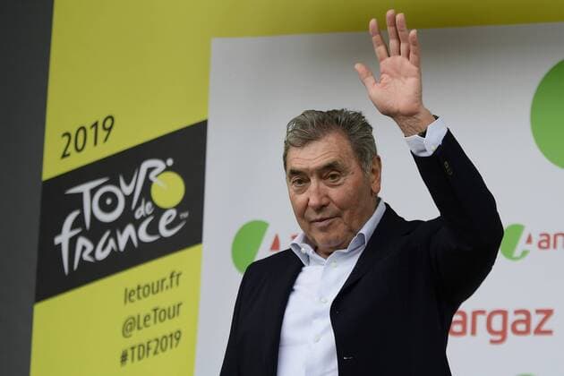 BRUSSELS, BELGIUM - JULY 6 : MERCKX Eddy pictured during stage 1 of the 106th edition of the 2019 Tour de France cycling race, a stage of 194.5 kms with start and finish in Brussels on July 06, 2019 in Brussels, Belgium, 6 07 2019 ( Motordriver Kenny Verfaillie - Photo by Peter De Voecht Photo News CYCLISME : Tour de France 2019 - Etape 01 - 06 07 2019 PHOTONEWS PANORAMIC 