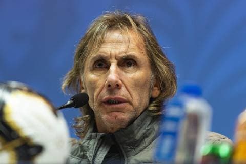 Coletiva Equipe do Perú RIO DE JANEIRO, RJ - 06.07.2019: COLETIVA EQUIPE DO PERÚ - Technician Ricardo Alberto Gareca Nardi during the press conference, PK, Pressekonferenz of the Peruvian national team, Nationalteam held in Maracanã this afternoon, in Rio de Janeiro, Brazil. (Photo: Celso Pupo Fotoarena) x1759000x  CelsoxPupo