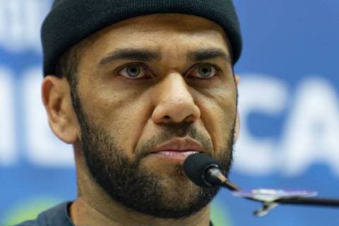 Coletiva Equipe do Brasil RIO DE JANEIRO, RJ - 06.07.2019: COLETIVA EQUIPE DO BRASIL - Player Daniel Alves during the press conference, PK, Pressekonferenz of the Brazil national team, Nationalteam held in Maracanã, on Saturday night in Rio de Janeiro, Brazil. (Photo: Celso Pupo Fotoarena) x1759179x  CelsoxPupo