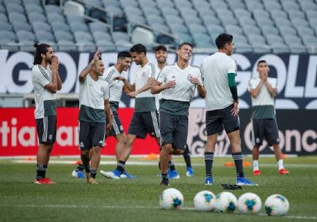 Mexican national team, Nationalteam players participate in a practice session, at Soldier Field in Chicago, Illinois, USA, 6 July 2019. Mexico will face the United States on Sunday in the final of the CONCACAF Gold Cup. Mexico s national soccer team training !ACHTUNG: NUR REDAKTIONELLE NUTZUNG!  Copyright: xJULIOxPEREZx AME4381 20190707-636980694503127296