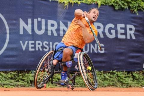 Final Men Tom EGBERINK NED 1 Winner 2019 , , 31 German Open Wheelchair Tennis 2019, ITF, Berlin, 07 07 2019,