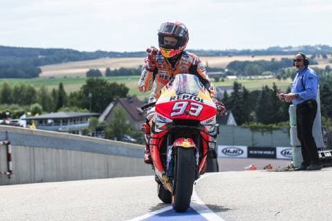 IPP20190707 Motorsports: MotoGP World Championship, WM, Weltmeisterschaft GP of Germany, Marc Marquez Vince il GP (Verwendung nur in Deutschland - GERMANY ONLY) *** IPP20190707 Motorsports MotoGP World Championship, GP of Germany, Marc Marquez Vince il GP Use only in Germany GERMANY ONLY 