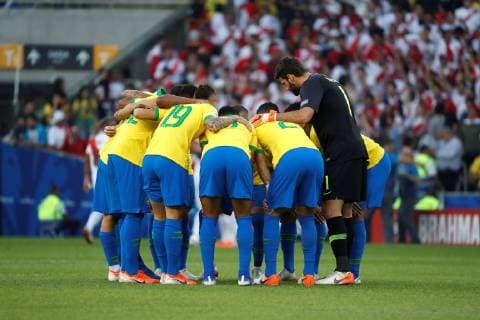 Fußball, Copa America, Finale, Brasilien - Peru Brazil s fans before the Copa America 2019 final soccer match between Brazil and Peru, at Maracana Stadium in Rio de Janeiro, Brazil, 7 July 2019. Brazil vs. Peru !ACHTUNG: NUR REDAKTIONELLE NUTZUNG!  Copyright: xJulioxCesarxGuimaraesx SCA2670 20190707-636981338329891098