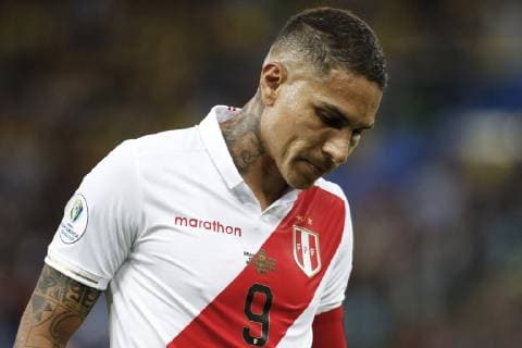 Fußball, Copa America, Finale, Brasilien - Peru Futbol, Brasil vs Peru Copa America 2019 Los jugadores de la seleccion peruana lamentan el gol de Brasil durante el partido pro la Final de la Copa America realizado en el estadio Maracana, de Rio de Janeiro, Brasil. 07 07 2019 Adalberto Marques Dia Esportivo Photosport Football, Brasil vs Peru Copa America Championship 2019 Peru s players react after goal of Brasil during the Final Copa America held at the Maracana stadium , de Rio de Janeiro, Brasil. 07 07 2019 Adalberto Marques Dia Esportivo Photosport Brasil vs Peru , Copa America 2019
