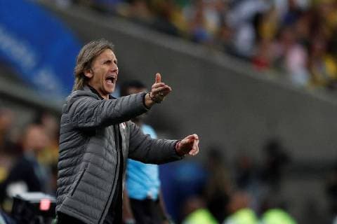 Peru s head coach Ricardo Gareca reacts during the Copa America 2019 final soccer match between Brazil and Peru, at Maracana Stadium in Rio de Janeiro, Brazil, 7 July 2019. Brazil vs. Peru !ACHTUNG: NUR REDAKTIONELLE NUTZUNG!  Copyright: xAntonioxLacerdax SCA26215 20190707-636981390025367863