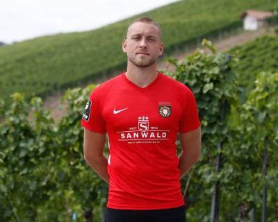 Dennis Slamar Sonnenhof Grossaspach Portraitmin SG Sonnenhof Grossaspach 2018 2019 Grossaspach, GER, 08 07 2019 ,Football 3 League 2019 2020