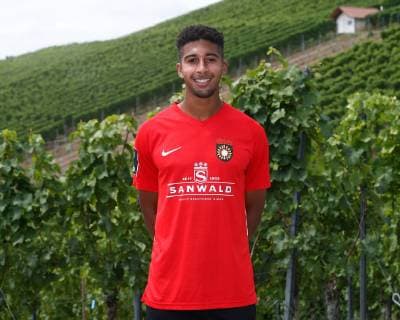 Orrin McKinzze Gaines II Sonnenhof Grossaspach Portraitmin SG Sonnenhof Grossaspach 2018 2019 Grossaspach, GER, 08 07 2019 ,Football 3 League 2019 2020