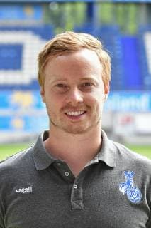 GER, official photo session portrait session portrait session MSV Duisburg Co Trainer Analyst Philipp Klug MSV Duisburg 3 League DFB, portrait session 2019 2020 portrait, portrait format nph Mauelshagen nph00321