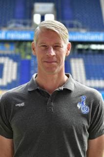 GER, official photo session portrait session portrait session MSV Duisburg goalkeeper coach Sven Beuckert MSV Duisburg 3 League DFB, portrait session 2019 2020 portrait, portrait format nph Mauelshagen nph00321