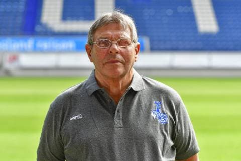 GER, official photo session portrait session portrait session MSV Duisburg Zeugwart Manni Piwonski MSV Duisburg 3 Liga DFB, portrait session 2019 2020 landscape, landscape format nph Mauelshagen nph00321