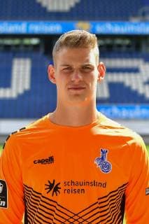 GER, official photo date portrait date portrait date MSV Duisburg player keeper Jonas Brendiek MSV Duisburg 3 League DFB, portrait date 2019 2020 portrait, portrait format nph Mauelshagen nph00321