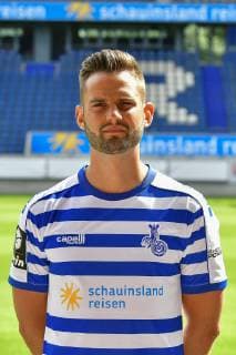 GER, official photo opportunity portrait opportunity portrait opportunity MSV Duisburg player Tim Abutat MSV Duisburg 3 Liga DFB, portrait opportunity 2019 2020 portrait, portrait format nph Mauelshagen nph00321