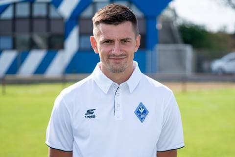 Dennis Findeisen fitness trainer SV Waldhof Mannheim 3 League, portrait date 2019 2020 xozx