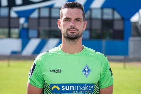Markus Scholz SV Waldhof Mannheim 3 League, portrait date 2019 2020 xozx