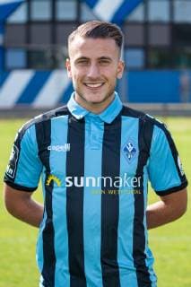 Mete Celik SV Waldhof Mannheim 3 League, portrait date 2019 2020 xozx