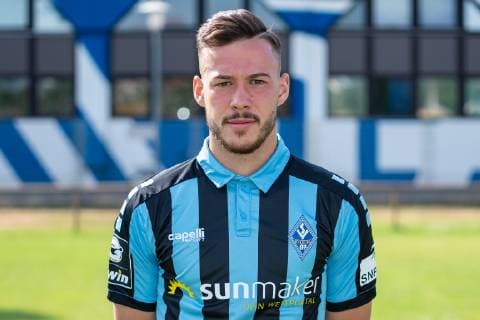 Silas Schwarz SV Waldhof Mannheim 3 League, portrait date 2019 2020 xozx